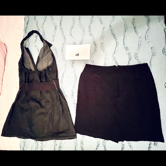 Womens Jeans Jacket Leather Skirt Dress 18 18W LOT - Picture 4 of 8